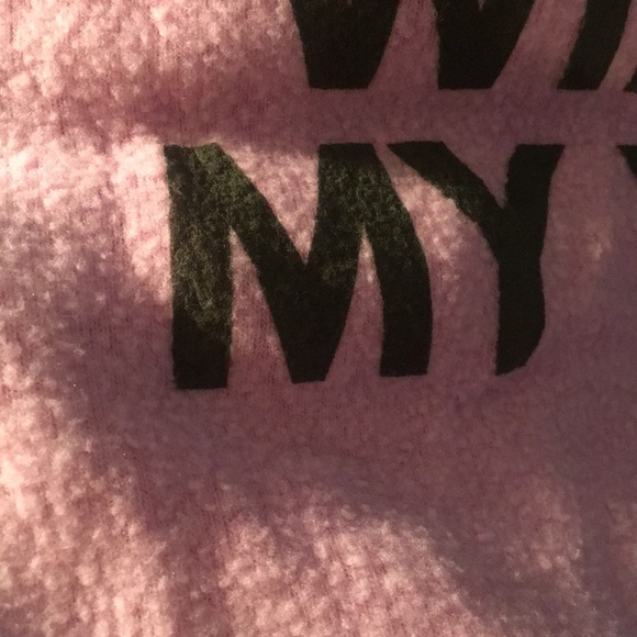 Wildfox My Yoga Baggy Pink Beach Sweatshirt Size XL - Picture 6 of 8